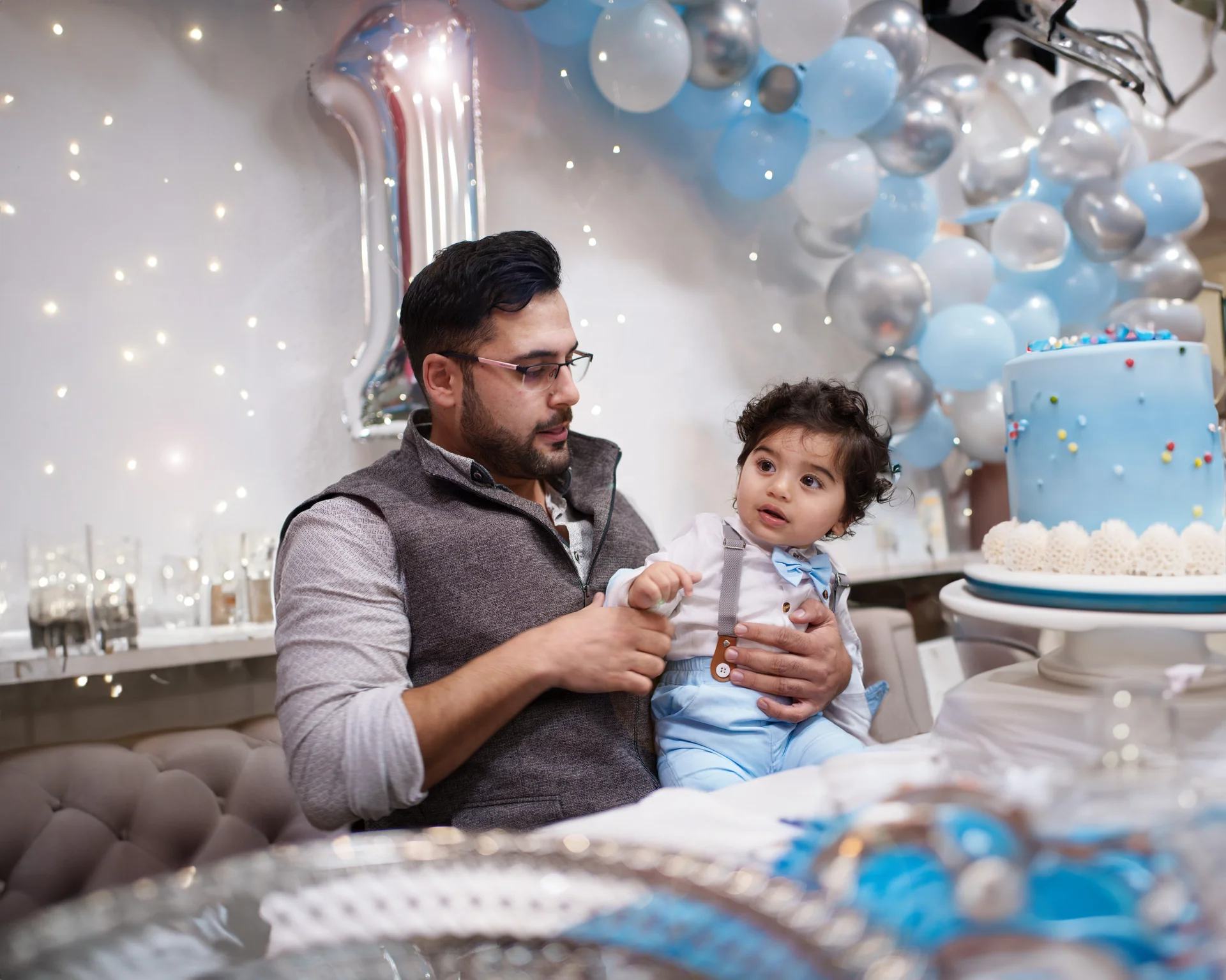 Eventfotos von einem Baby-Shooting bei einer Geburtstagsfeier